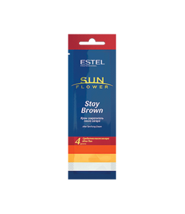 STAY BROWN Tanning Cream-Booster SUN FLOWER