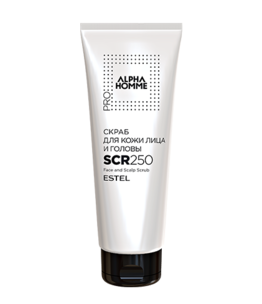 Face and Scalp Scrub ALPHA HOMME