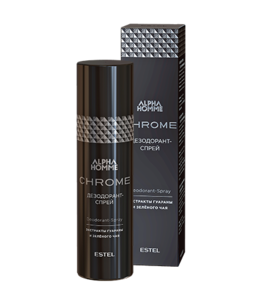 ALPHA HOMME CHROME Spray Deodorant